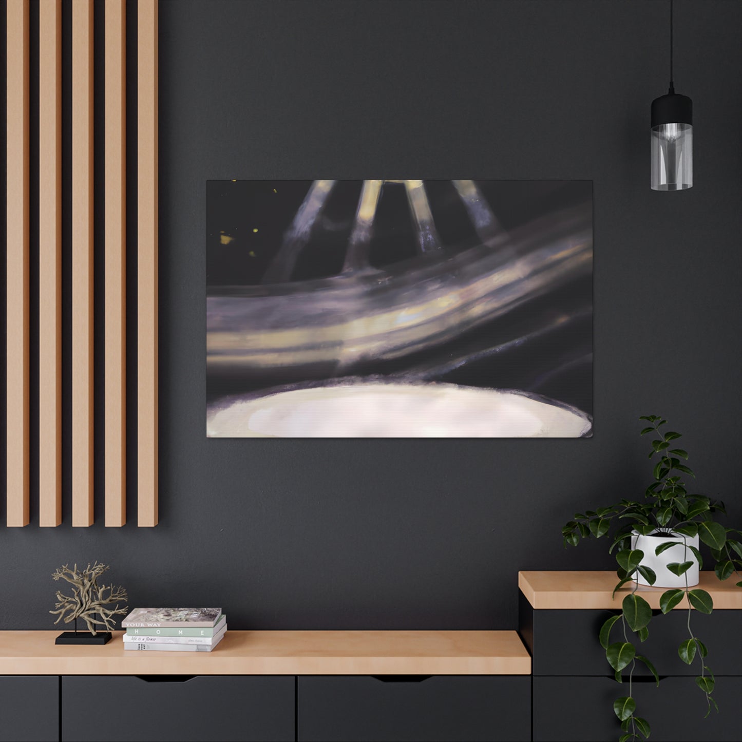 Dreamscapes of Tranquility - Digital Art Canvas