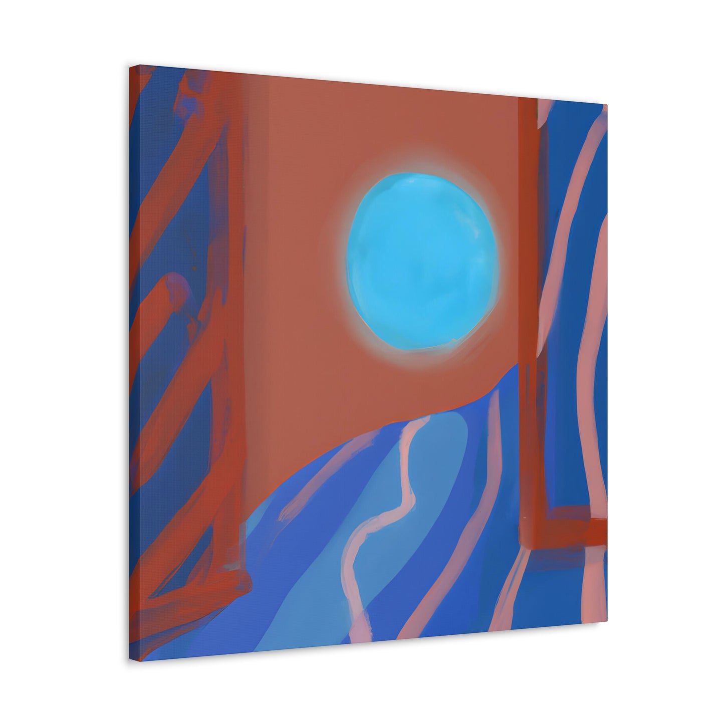 Tranquil Mystic Odyssey - Digital Art Canvas