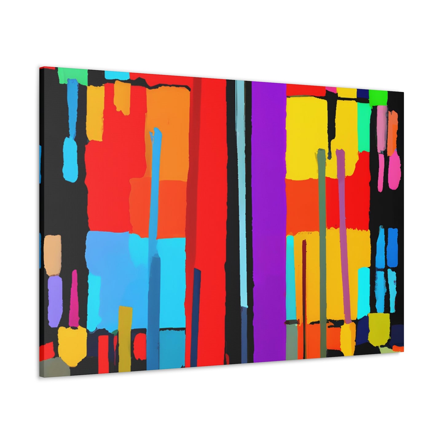 Tinted Tapers - Digital Art Canvas
