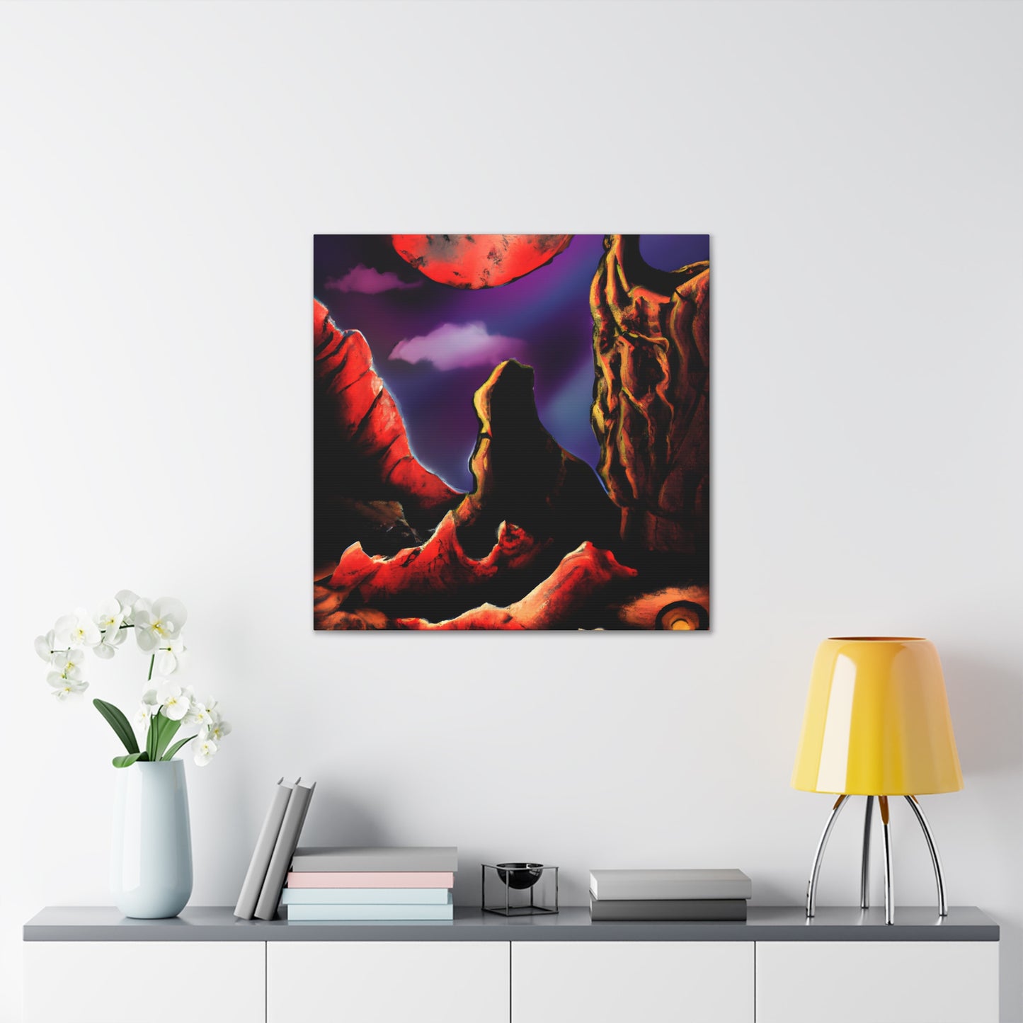 Space Kraken. - Digital Art Canvas