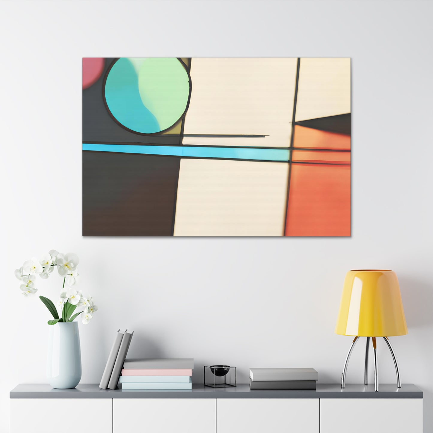 Mystical Oasis of Tranquility - Digital Art Canvas