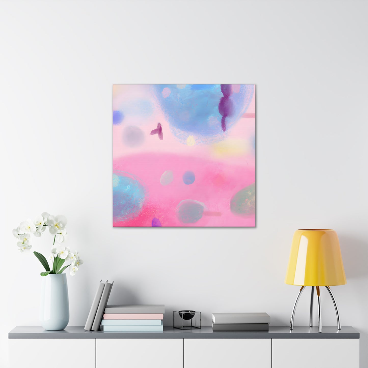 Clara the Clumsy Caterpillar - Digital Art Canvas