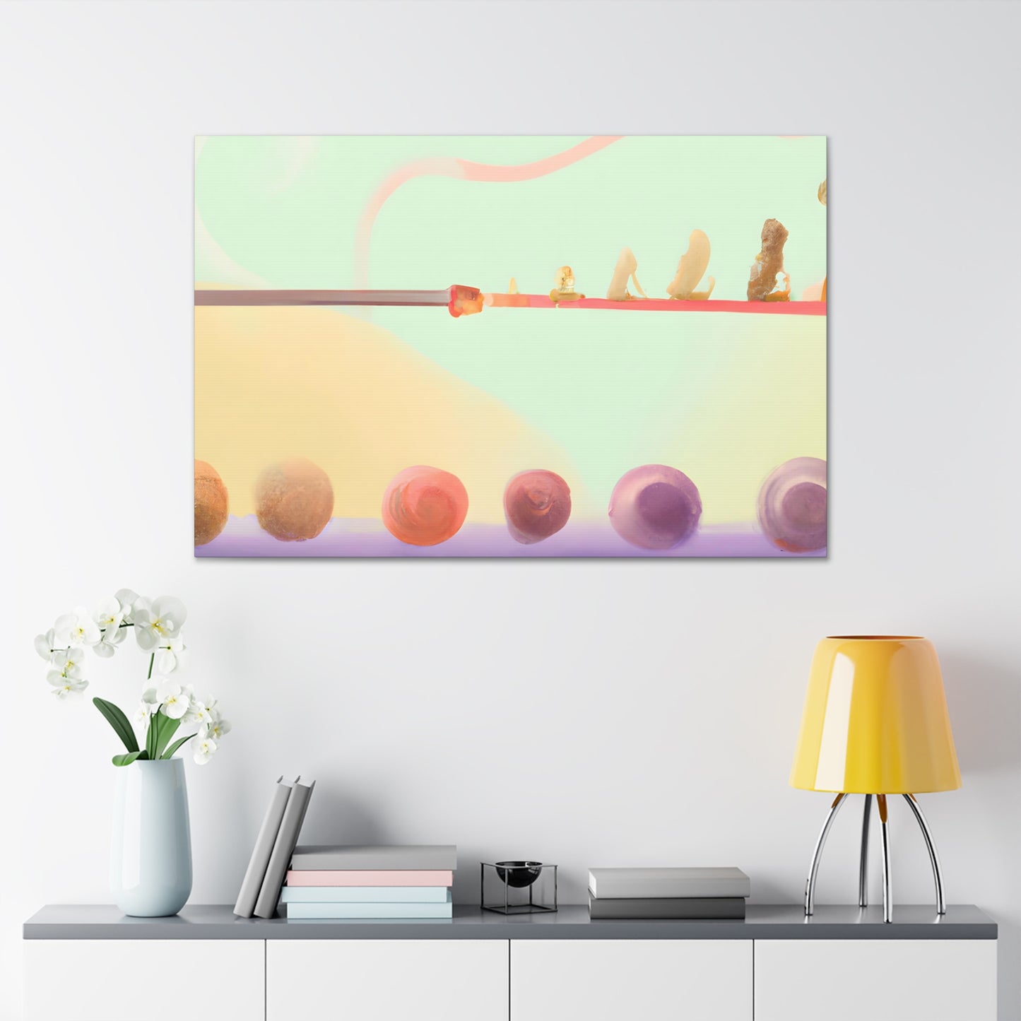 Rainbow Sprinkles the Magical Pixie - Digital Art Canvas