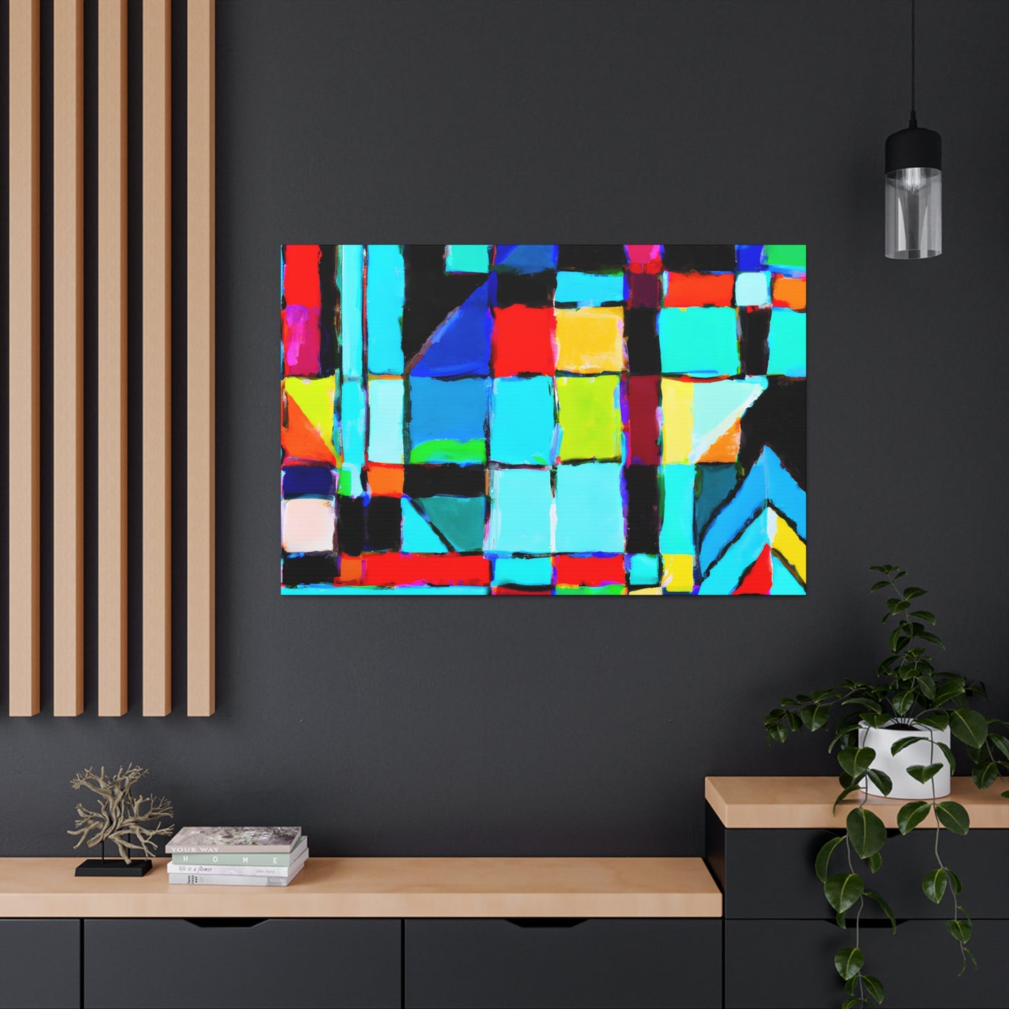 Starry Mirror. - Digital Art Canvas
