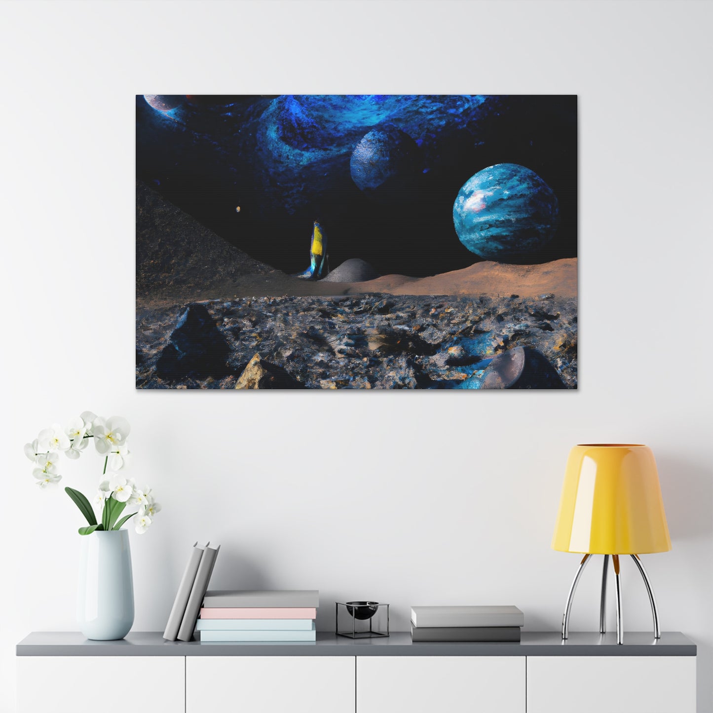 Cosmic Celesteape - Digital Art Canvas