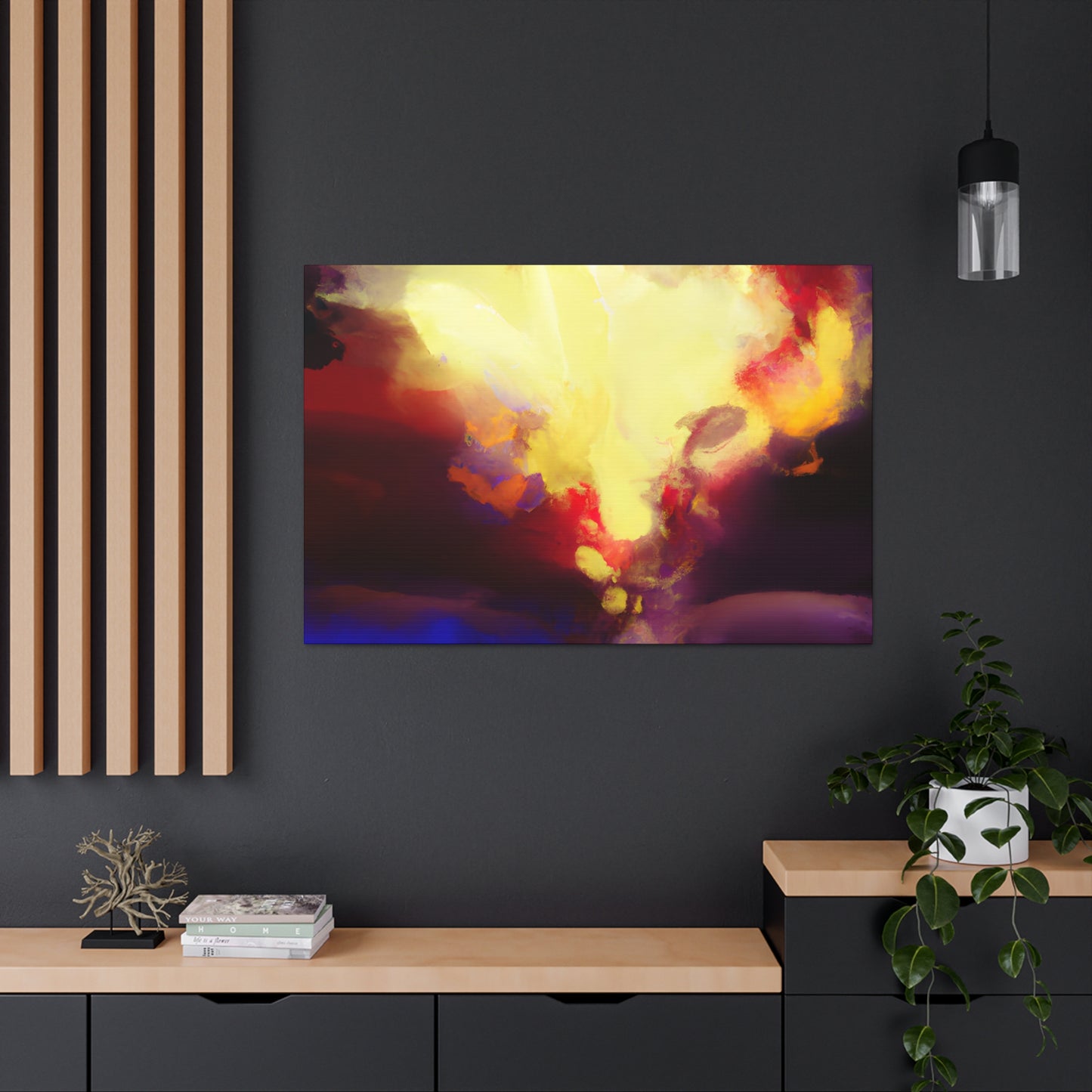 Hilda the Abstractor - Digital Art Canvas
