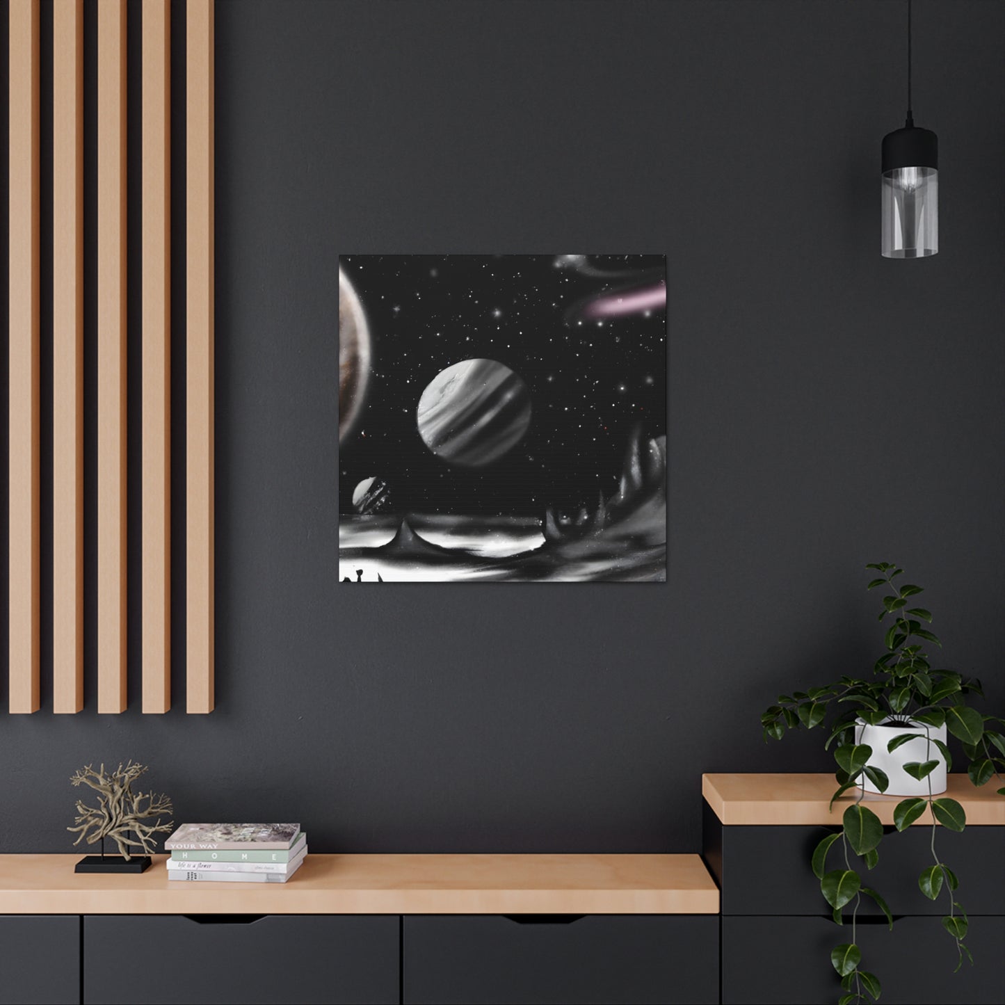Lunar Wyrm. - Digital Art Canvas