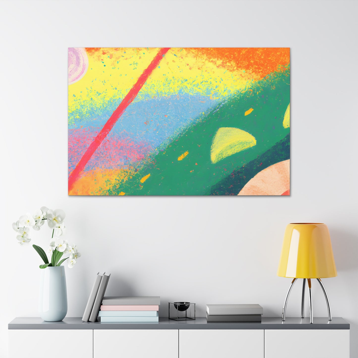 Glenda the Glittering Gazelle - Digital Art Canvas