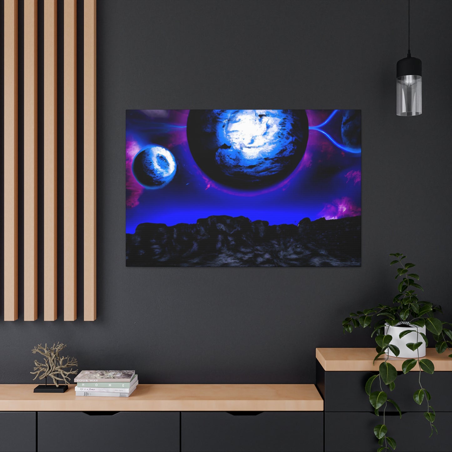 Cosmic Phoenix. - Digital Art Canvas