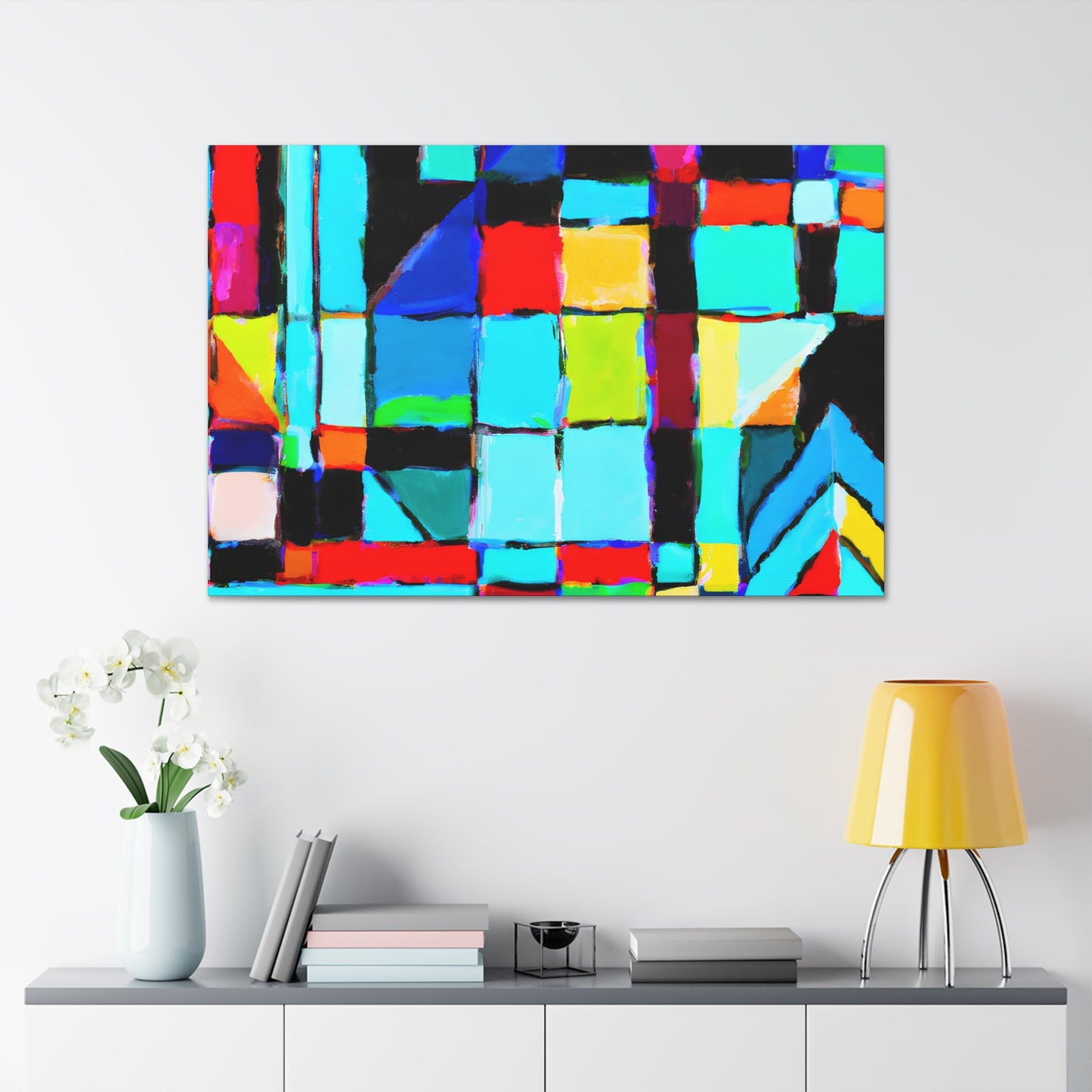 Starry Mirror. - Digital Art Canvas