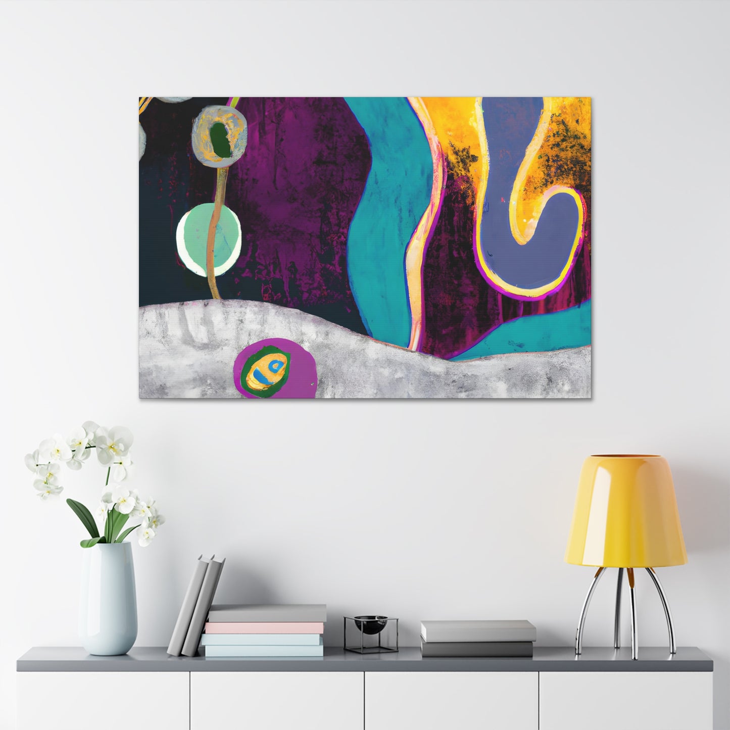 "Starry Sanctuary Soulful Ritual" - Digital Art Canvas