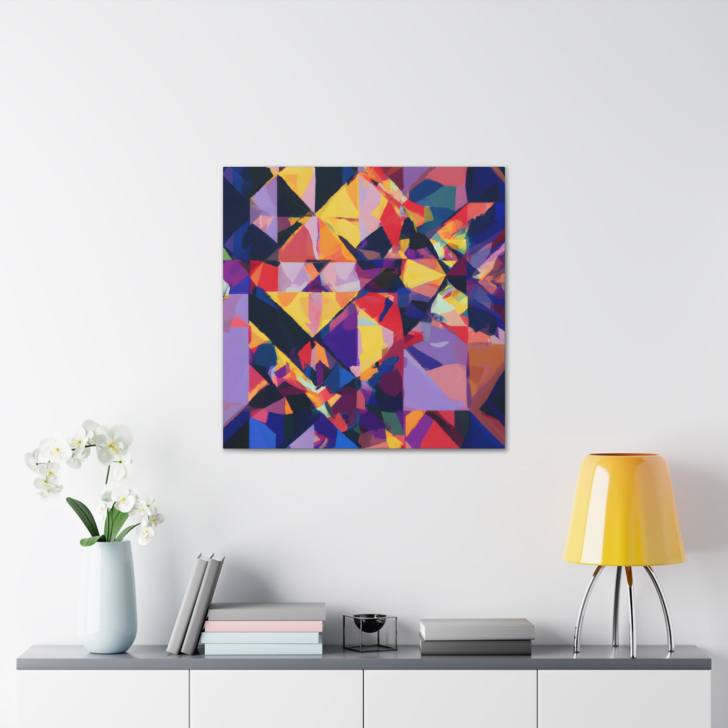 Mystic Mirage - Digital Art Canvas