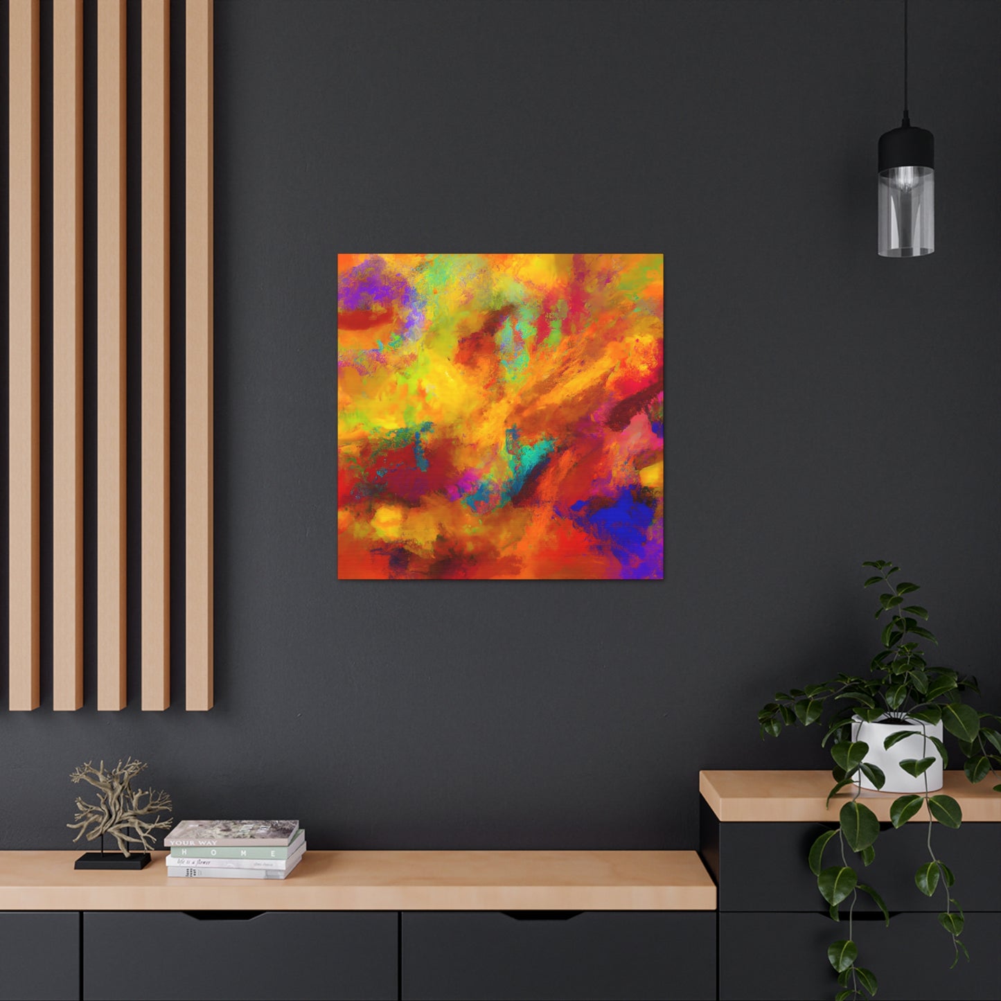 Noora the Abstractor - Digital Art Canvas