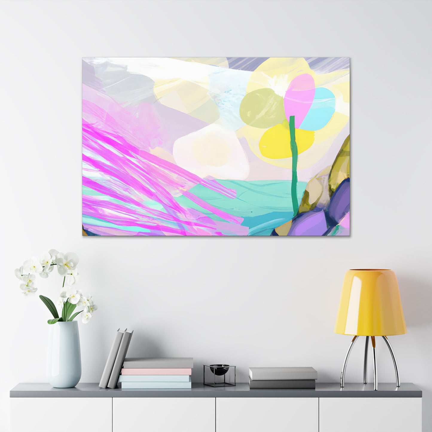 Fuzzy the Kitten - Digital Art Canvas