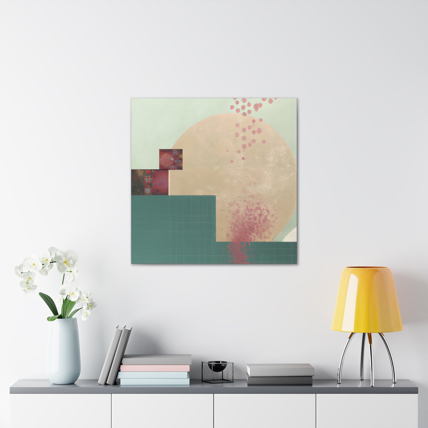 Magical Serene Journey - Digital Art Canvas