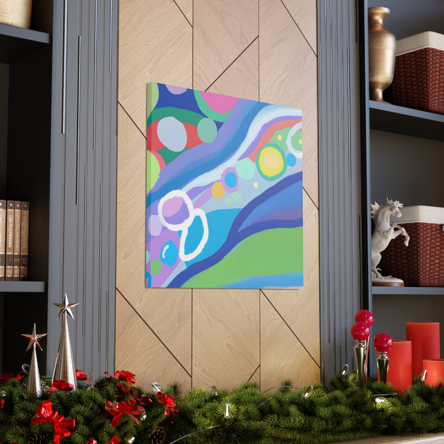 Bubba the Brave Panda - Digital Art Canvas