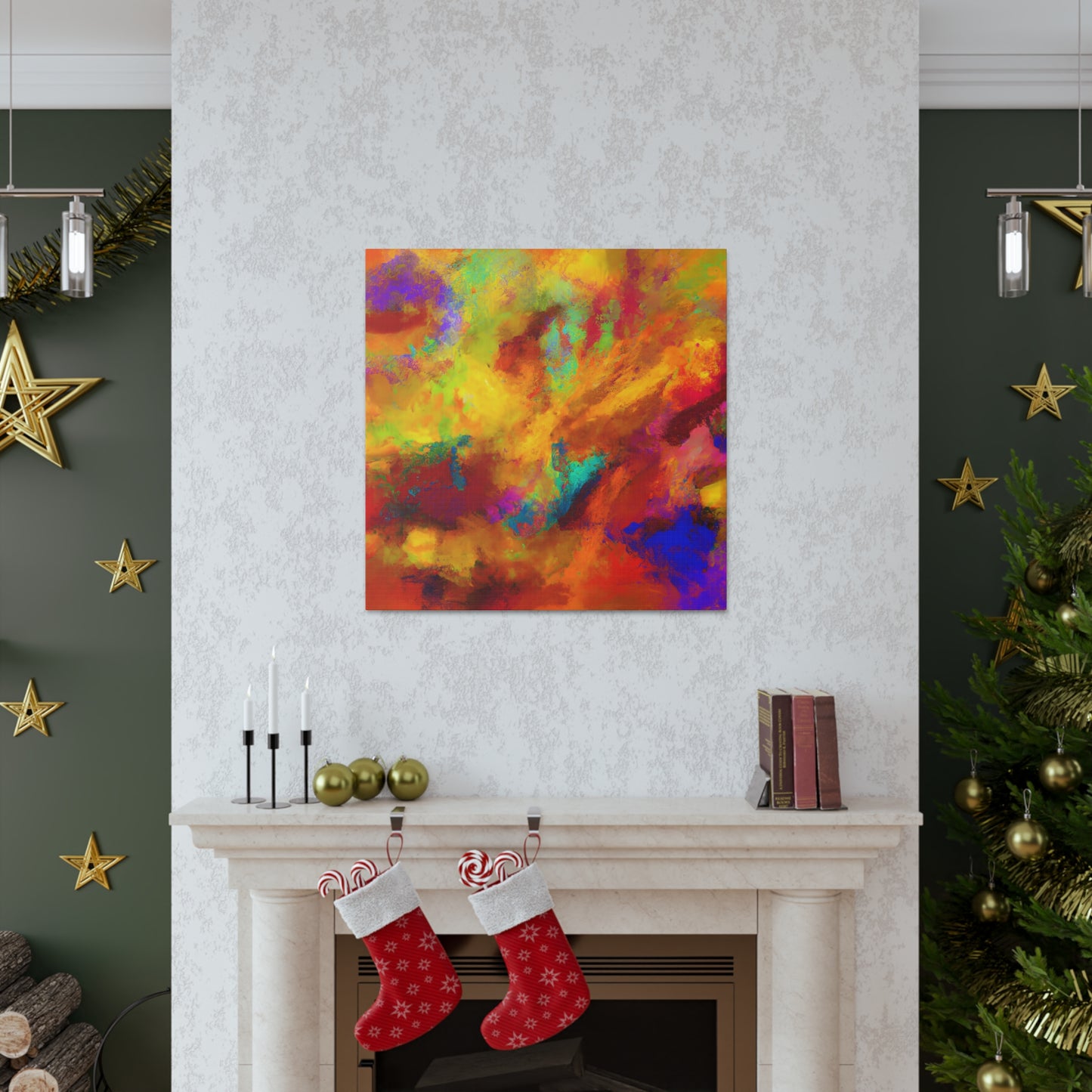 Noora the Abstractor - Digital Art Canvas