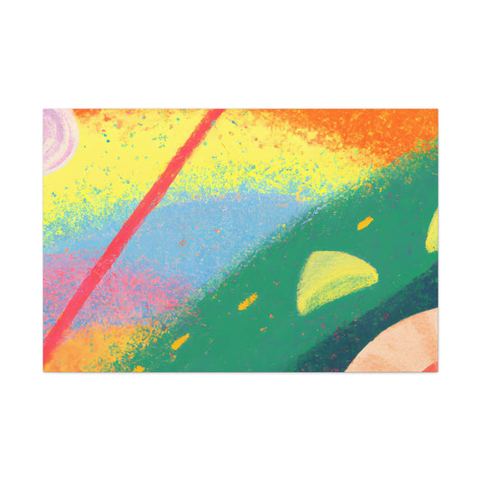 Glenda the Glittering Gazelle - Digital Art Canvas