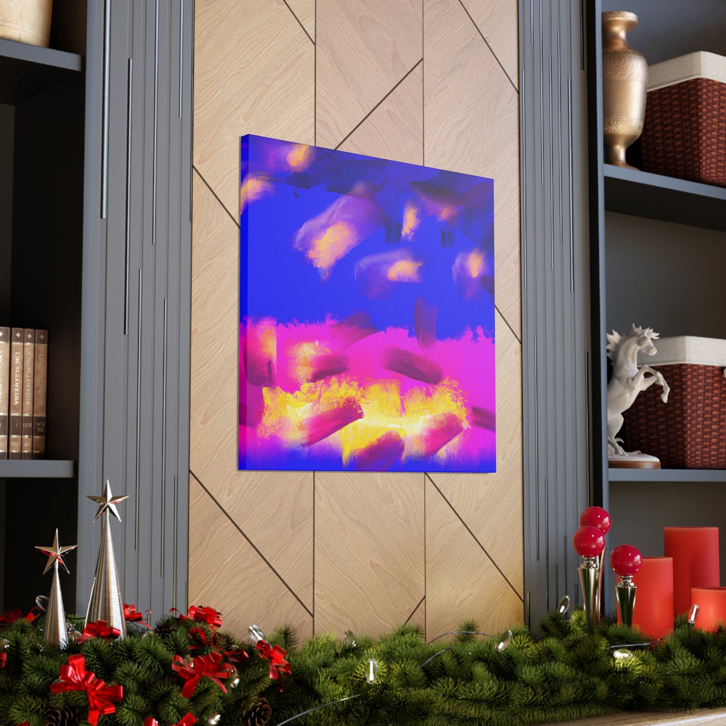 Sir Elon de Mentally, the Master Mystic Painter. - Digital Art Canvas