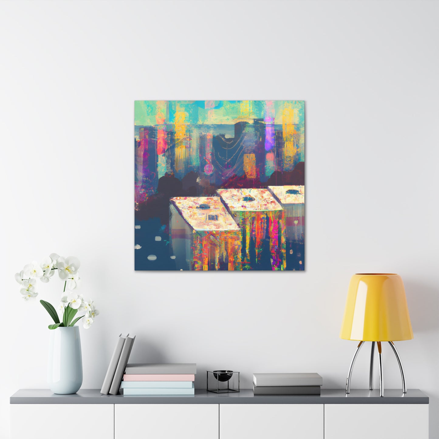 Mystic Sanctum - Digital Art Canvas