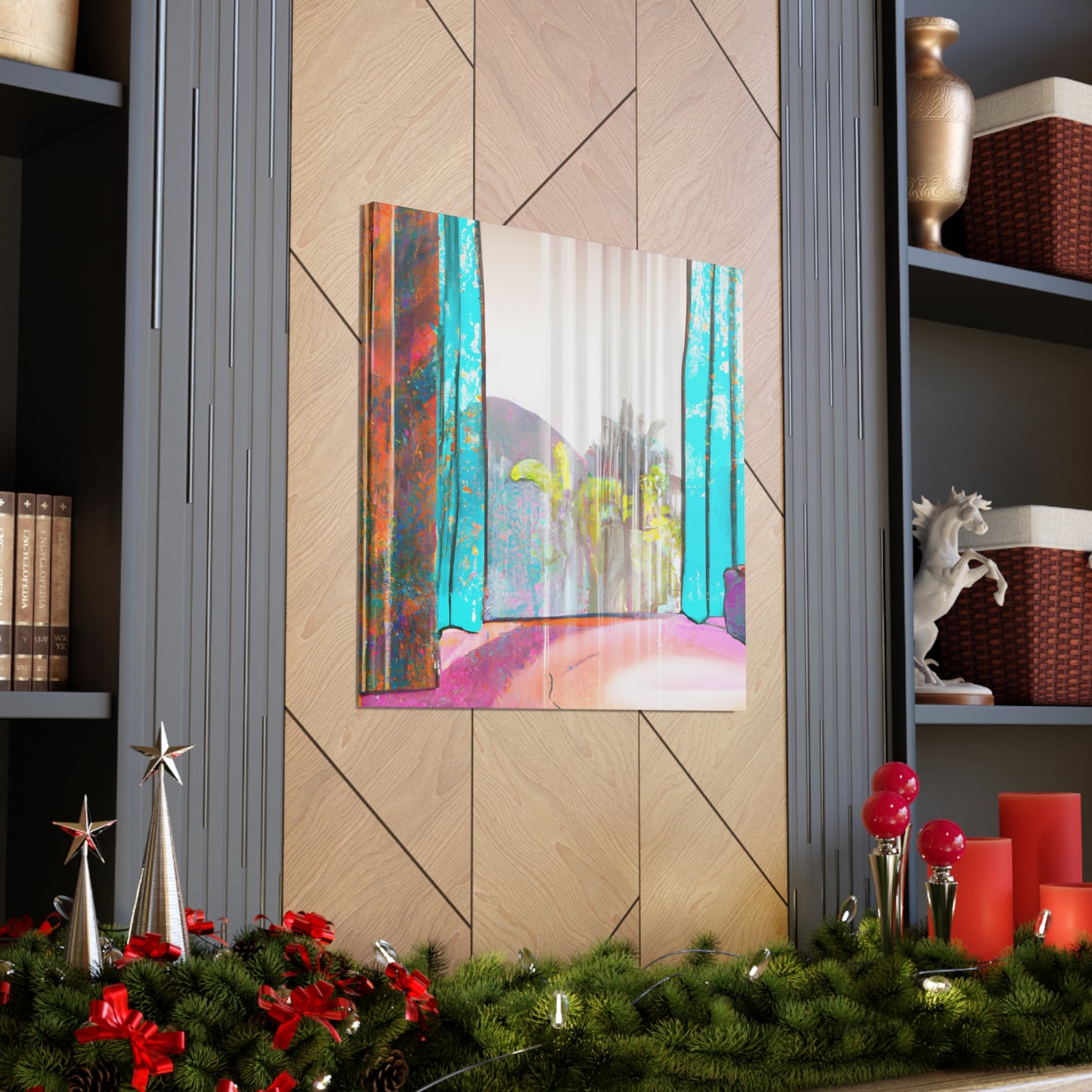 Zen Harmony - Digital Art Canvas