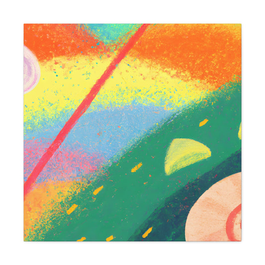 Glenda the Glittering Gazelle - Digital Art Canvas