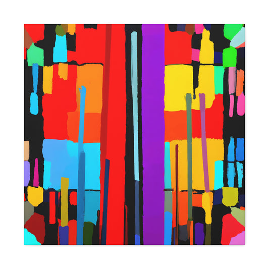 Tinted Tapers - Digital Art Canvas