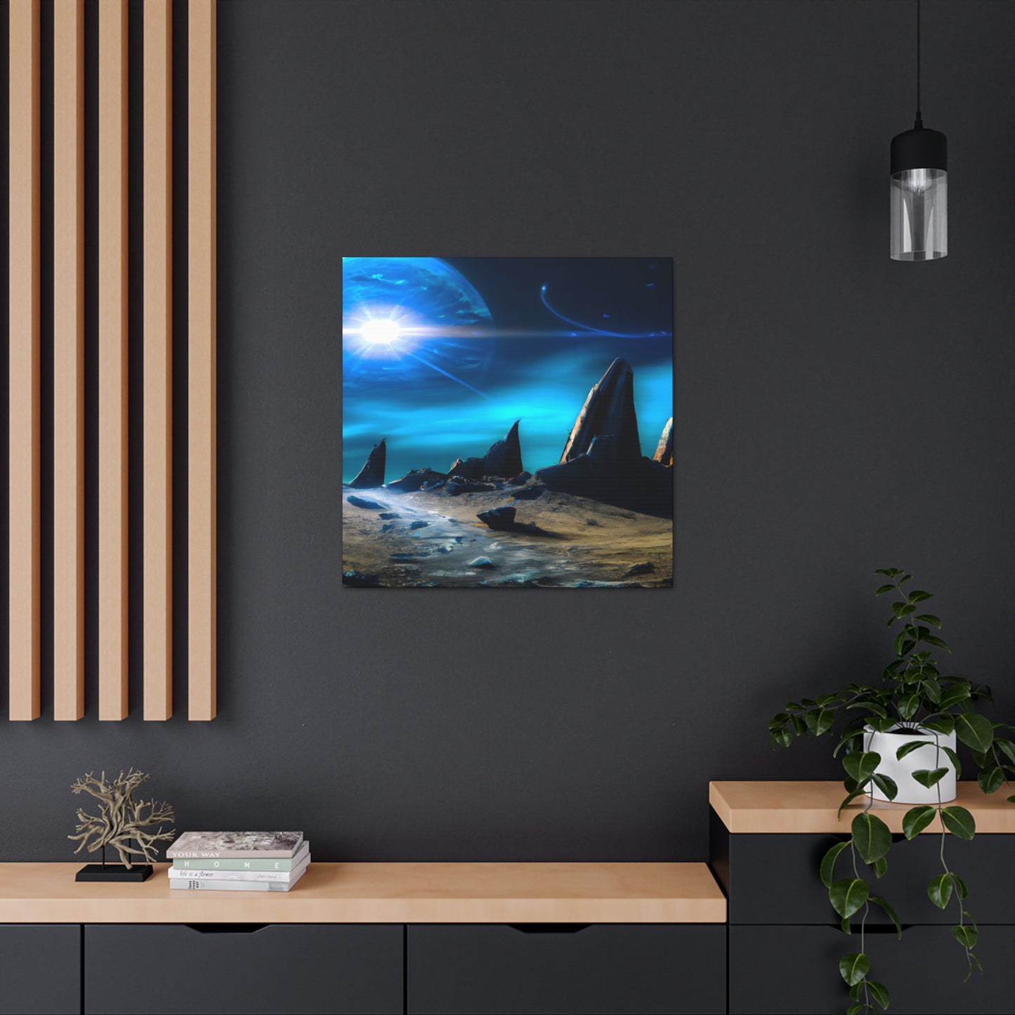 Galaxian Starbeast - Digital Art Canvas