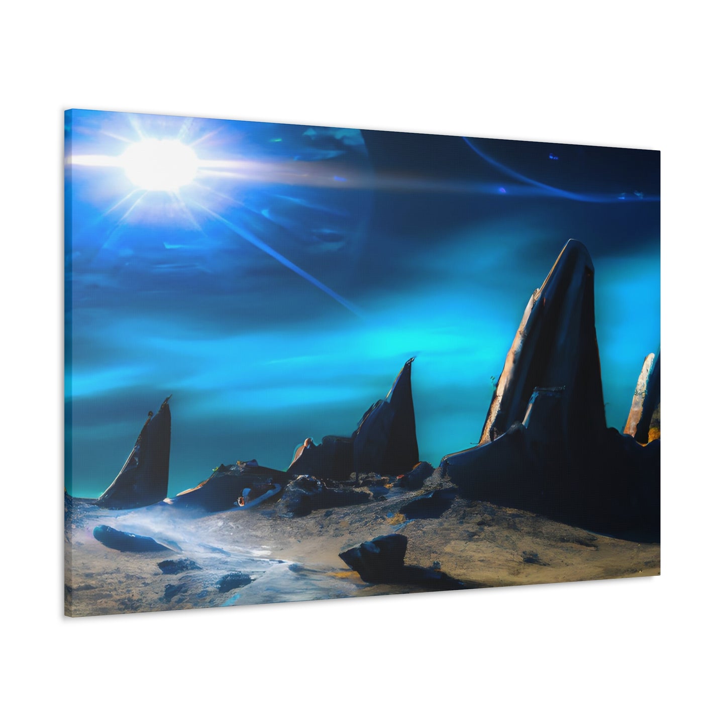 Galaxian Starbeast - Digital Art Canvas
