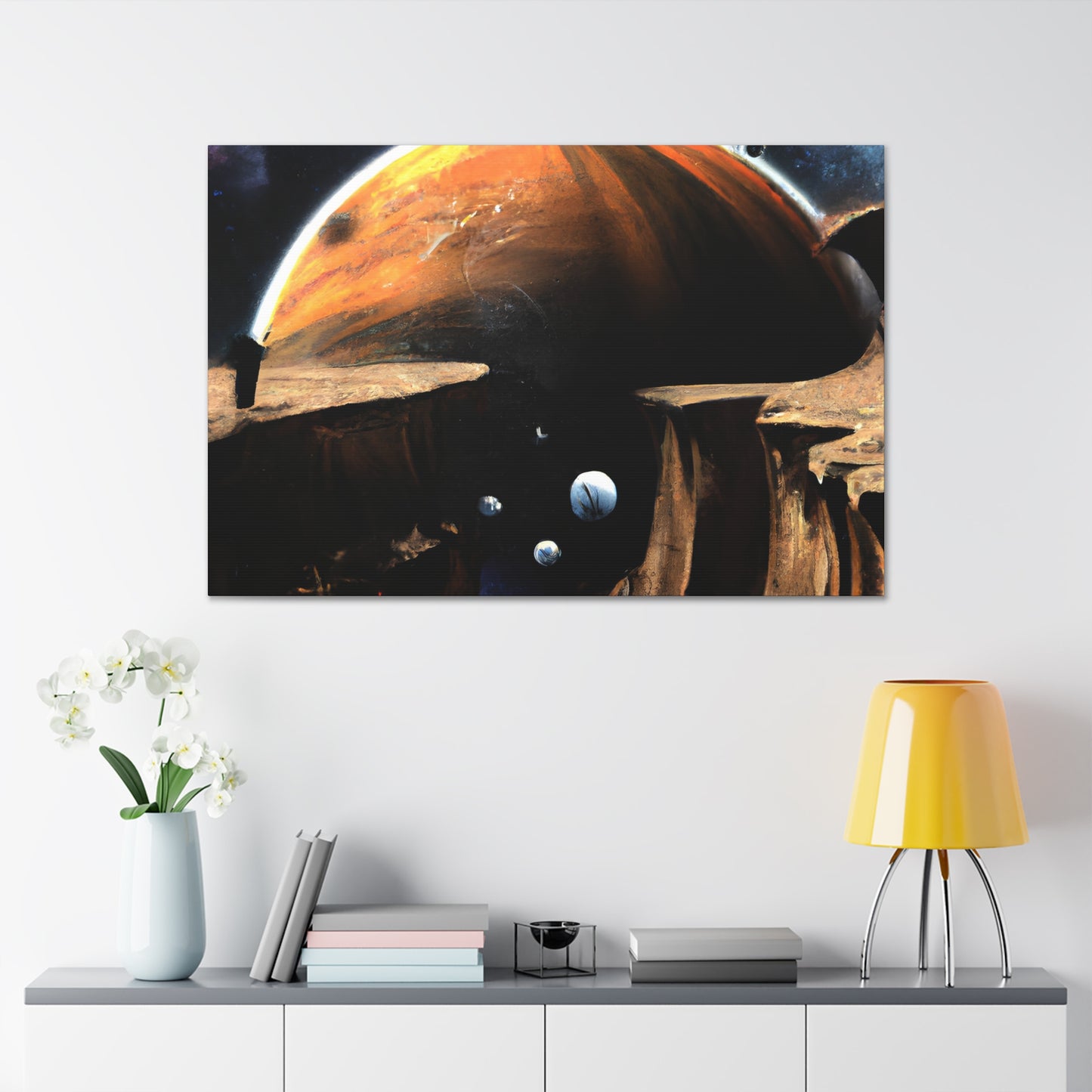 Cosmic Hound. - Digital Art Canvas