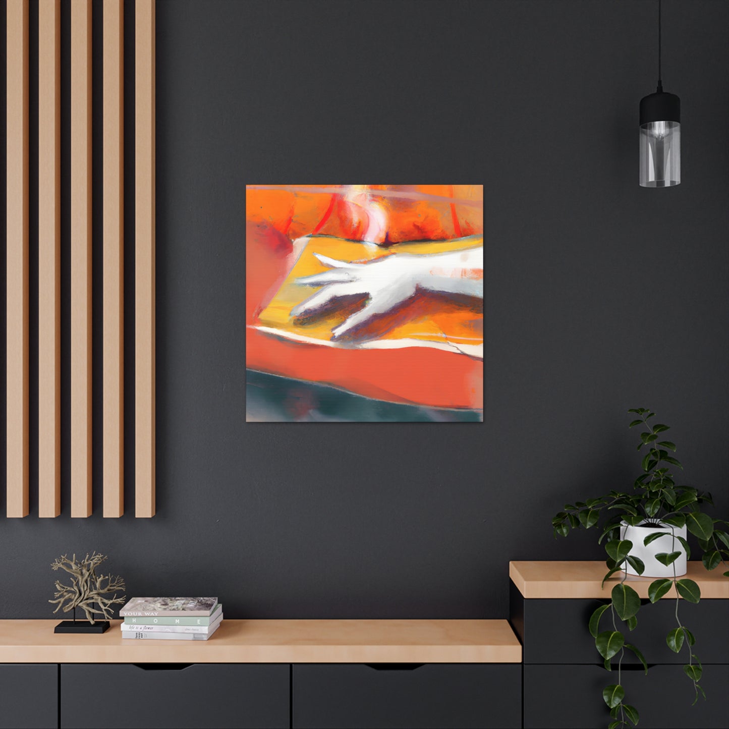 Zen Passage. - Digital Art Canvas