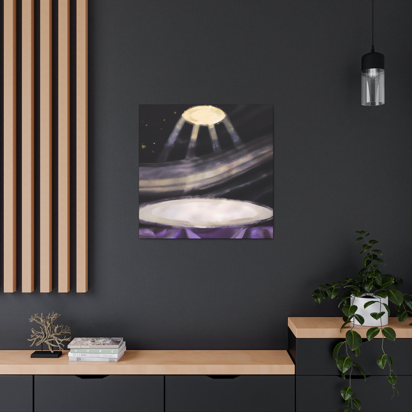 Dreamscapes of Tranquility - Digital Art Canvas