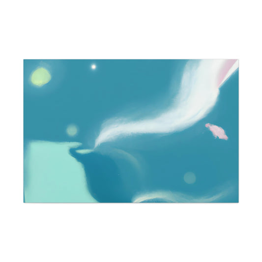 Poppie the Polka-Dot Pony - Digital Art Canvas