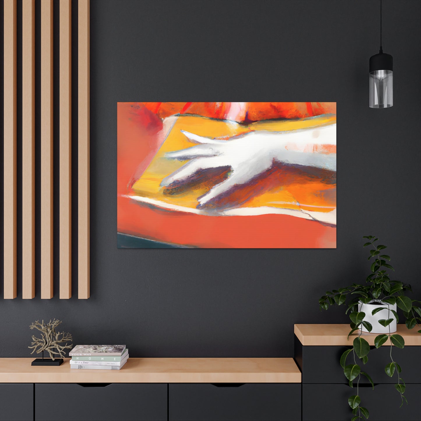 Zen Passage. - Digital Art Canvas