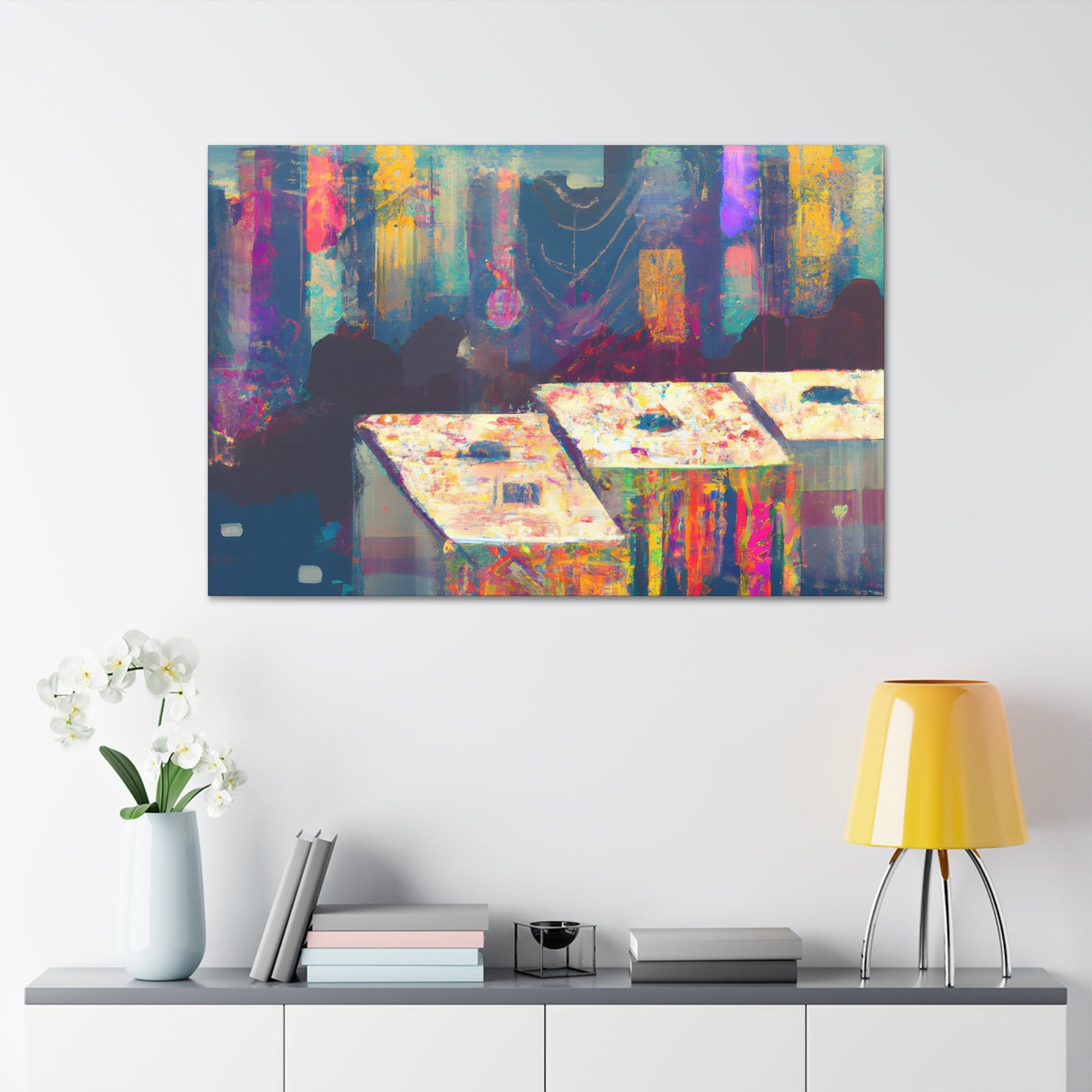 Mystic Sanctum - Digital Art Canvas