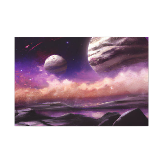 Space Gloopee - Digital Art Canvas