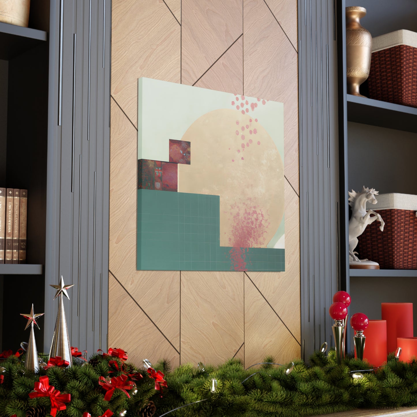 Magical Serene Journey - Digital Art Canvas