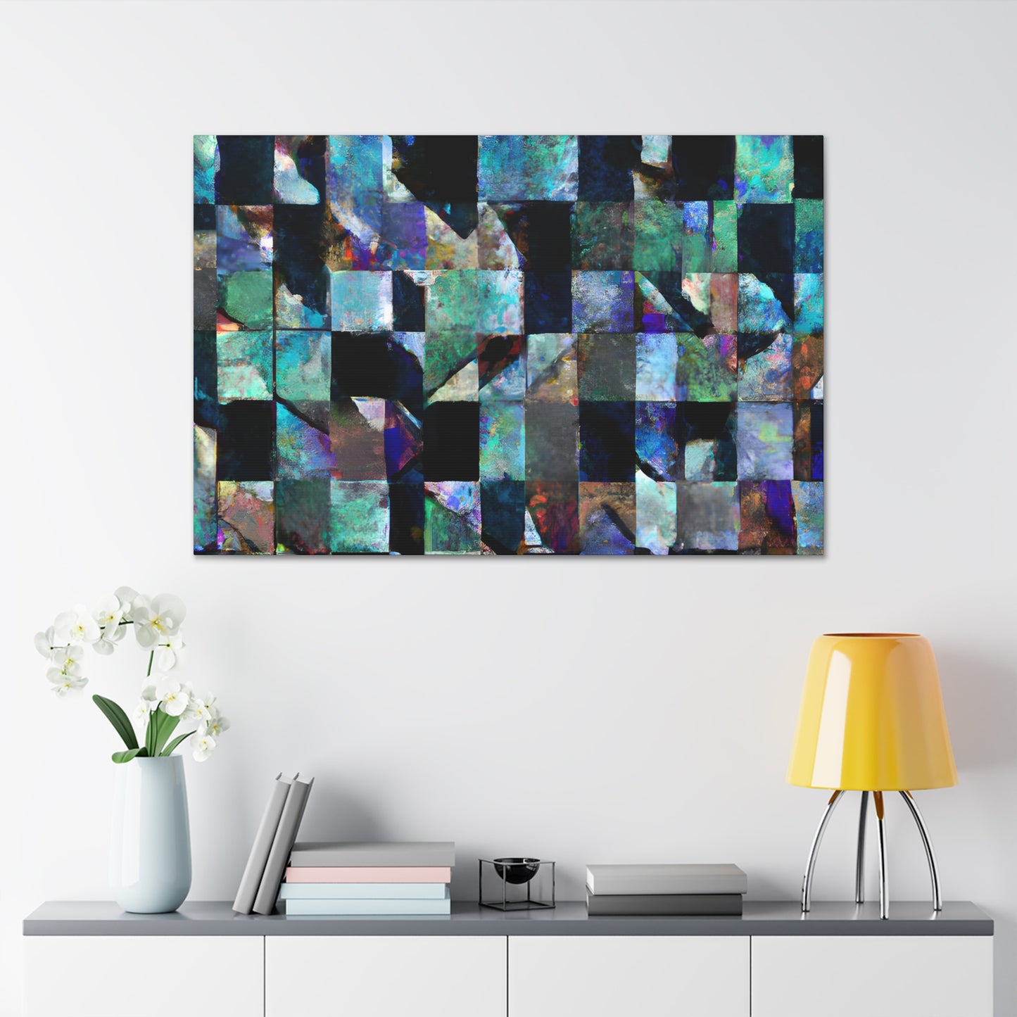 Aurora Expanse - Digital Art Canvas