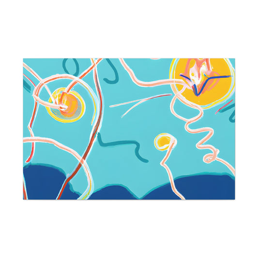 Milly the Marshmallow Mouse - Digital Art Canvas