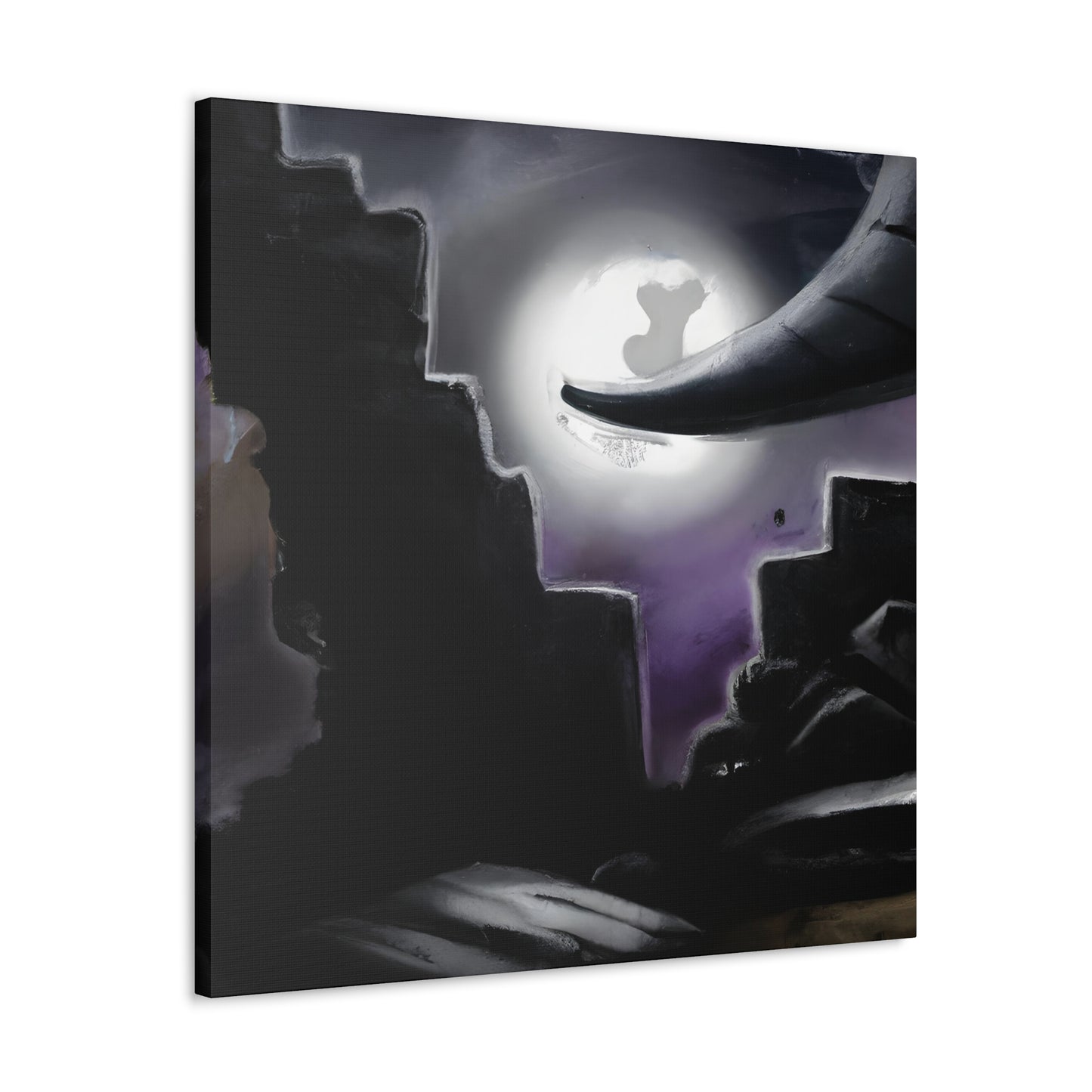 Lunar Phenix - Digital Art Canvas