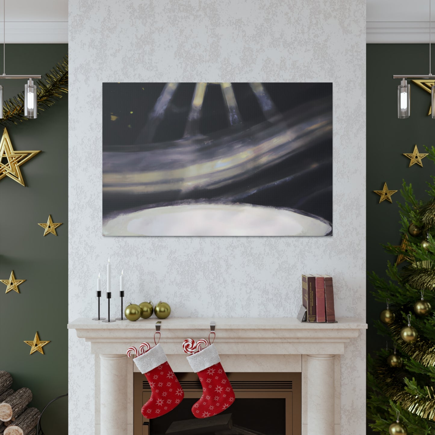 Dreamscapes of Tranquility - Digital Art Canvas