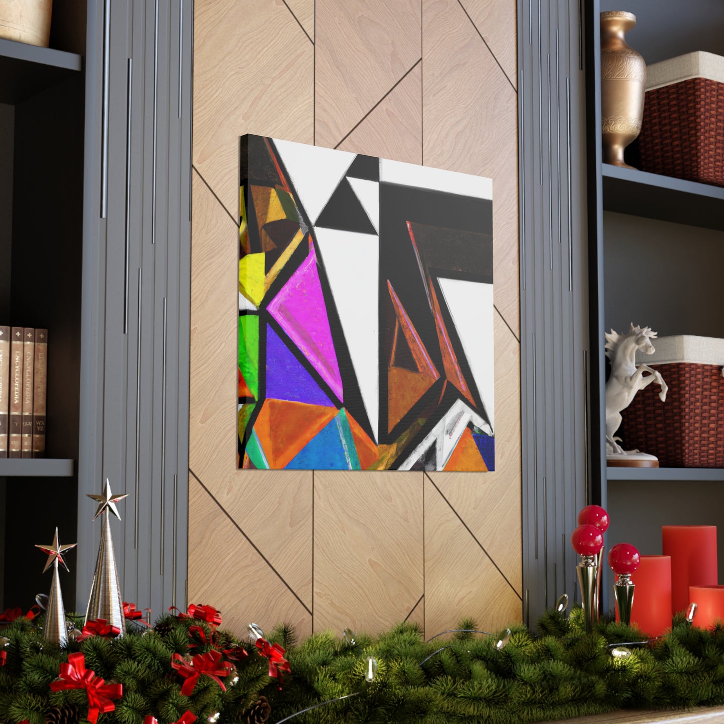 Lunar Maze. - Digital Art Canvas