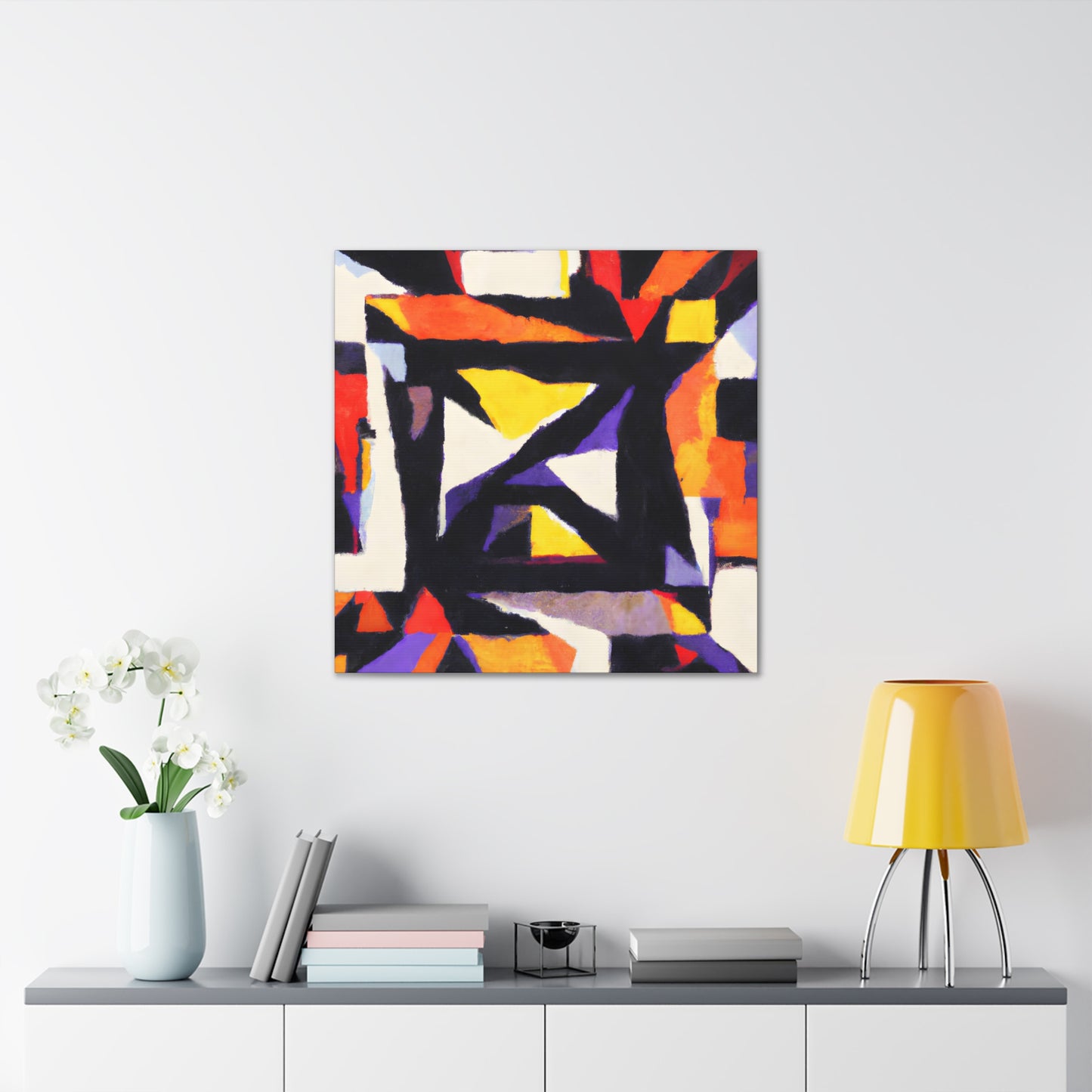 Galaxy Diamond - Digital Art Canvas