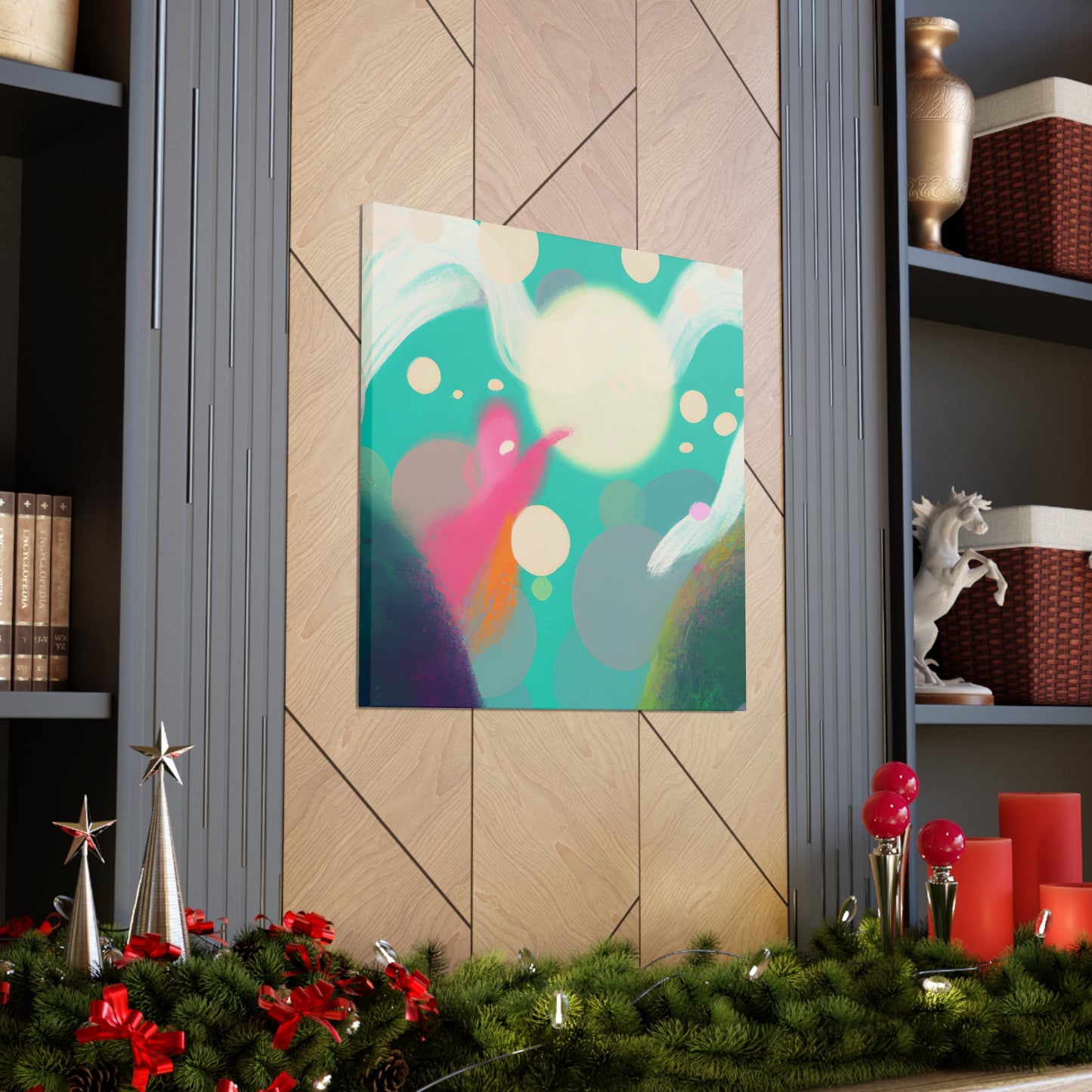 Noodles the Napping Narwhal - Digital Art Canvas