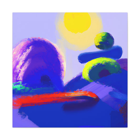 Fiona the Friendly Fox - Digital Art Canvas