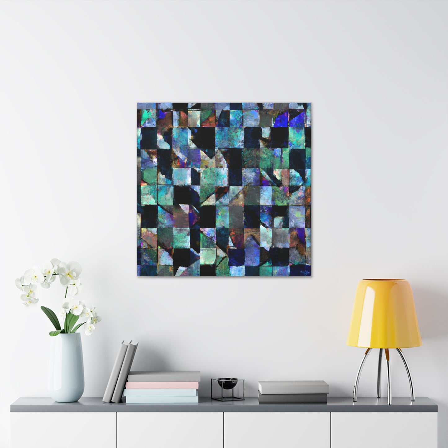 Aurora Expanse - Digital Art Canvas