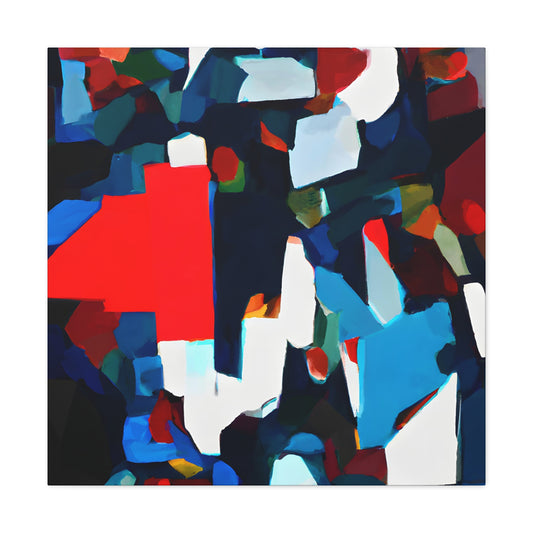 Silver Flow - Digital Art Canvas