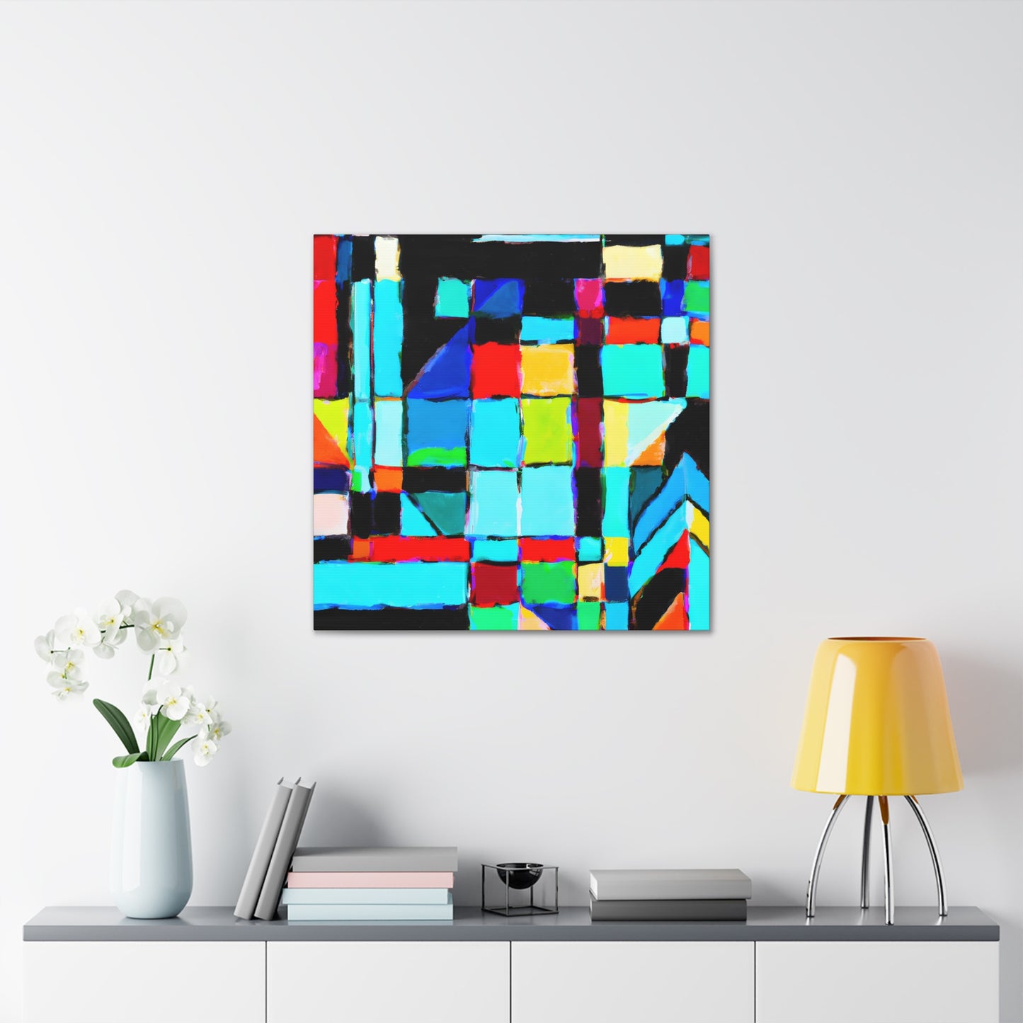 Starry Mirror. - Digital Art Canvas