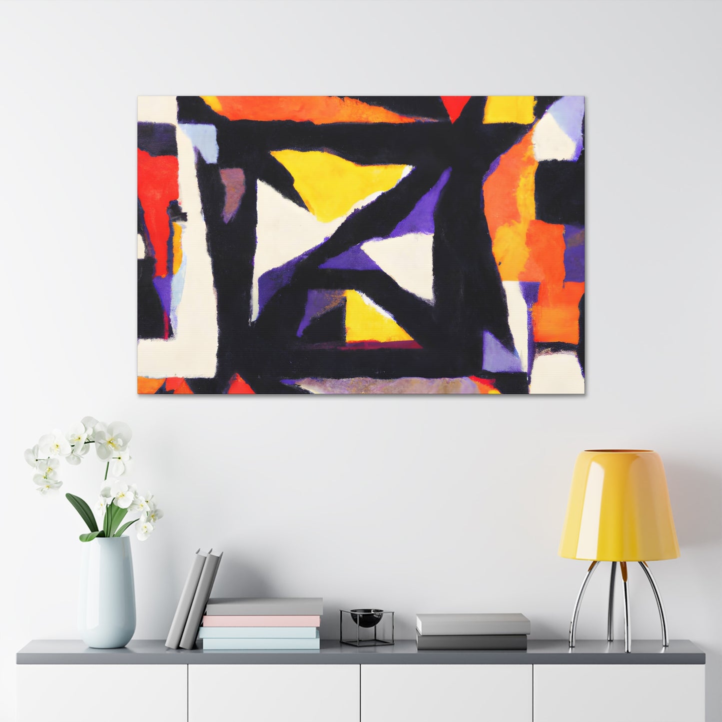 Galaxy Diamond - Digital Art Canvas