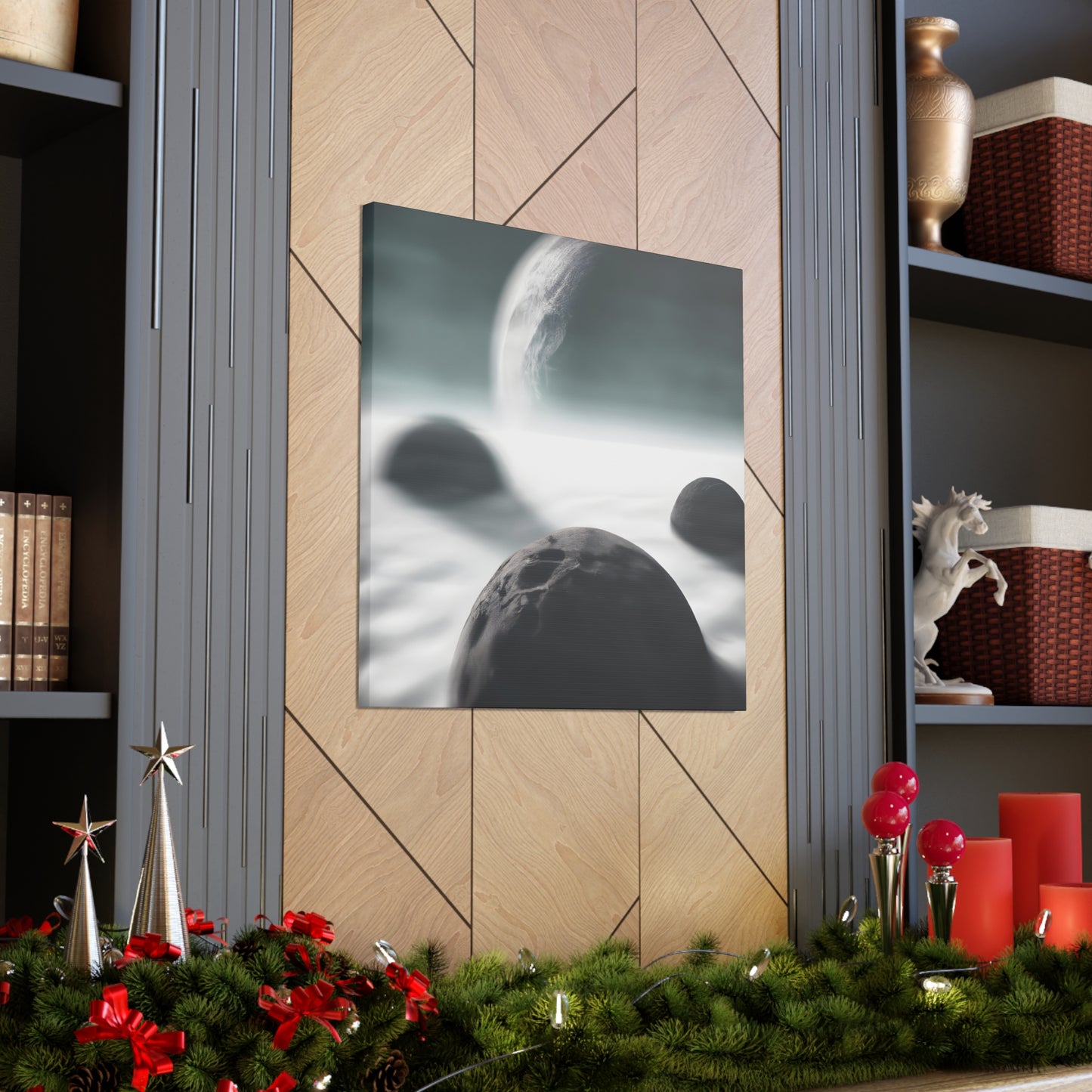 Space Seraph - Digital Art Canvas